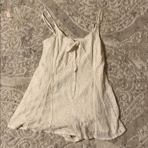 urban outfitters white romper